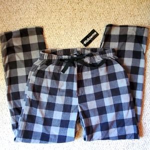 #FollowMe Gray/Black Plaid Men's Pajama Pants